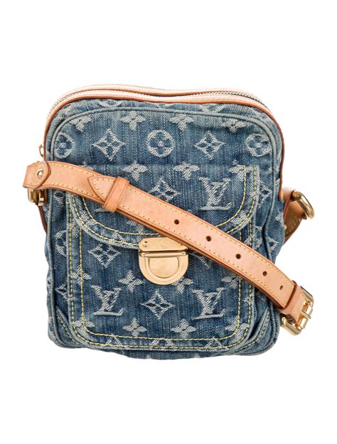 lv vintage denim bag|lv denim bag vintage.